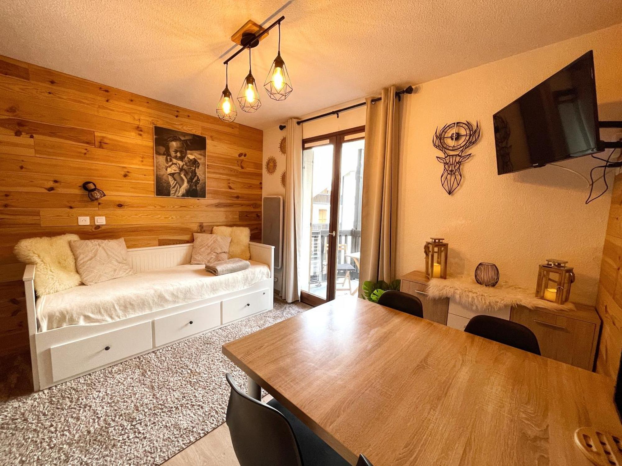 Chalereux Studio A La Montagne Auron Eksteriør bilde