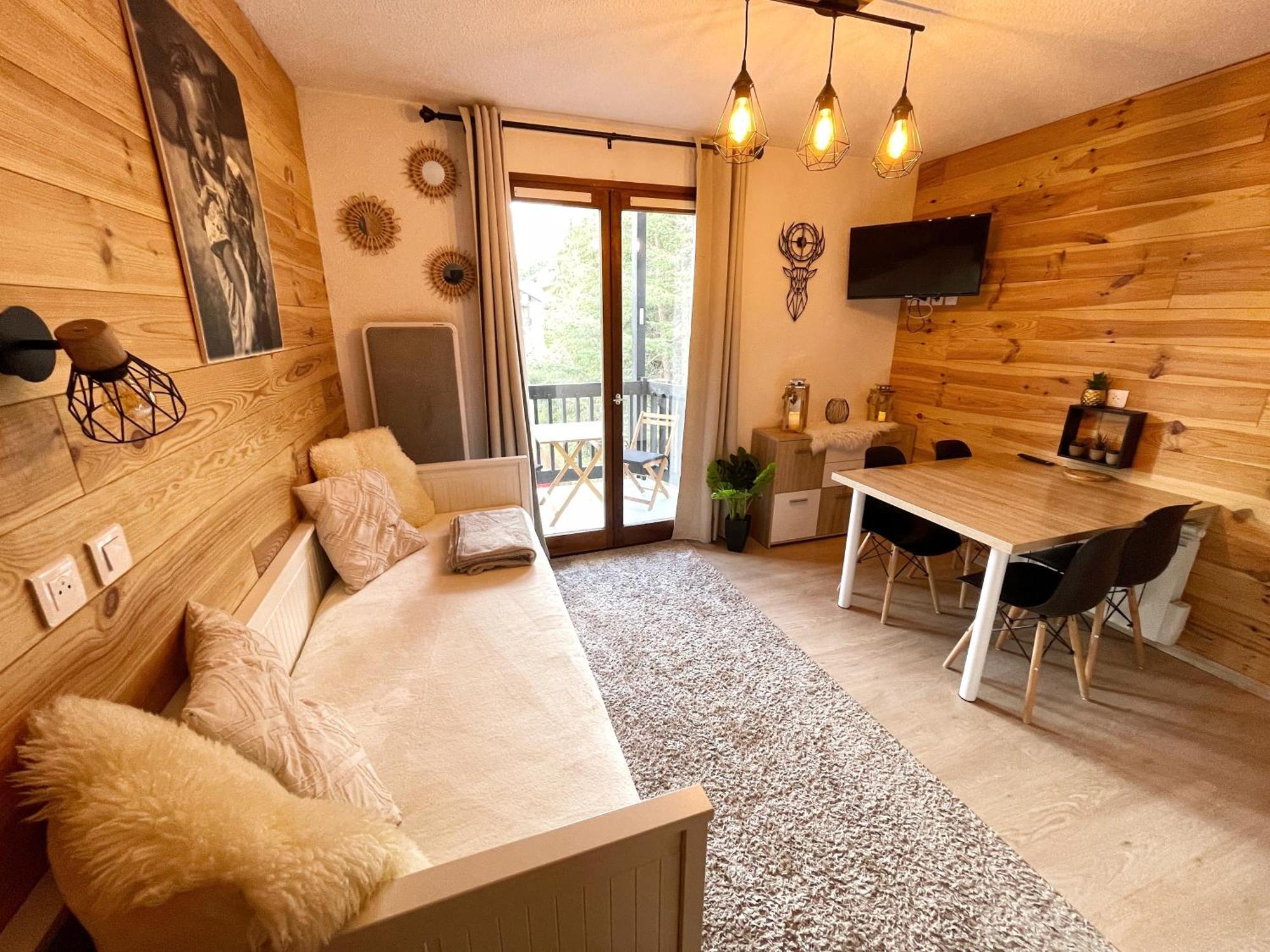 Chalereux Studio A La Montagne Auron Eksteriør bilde