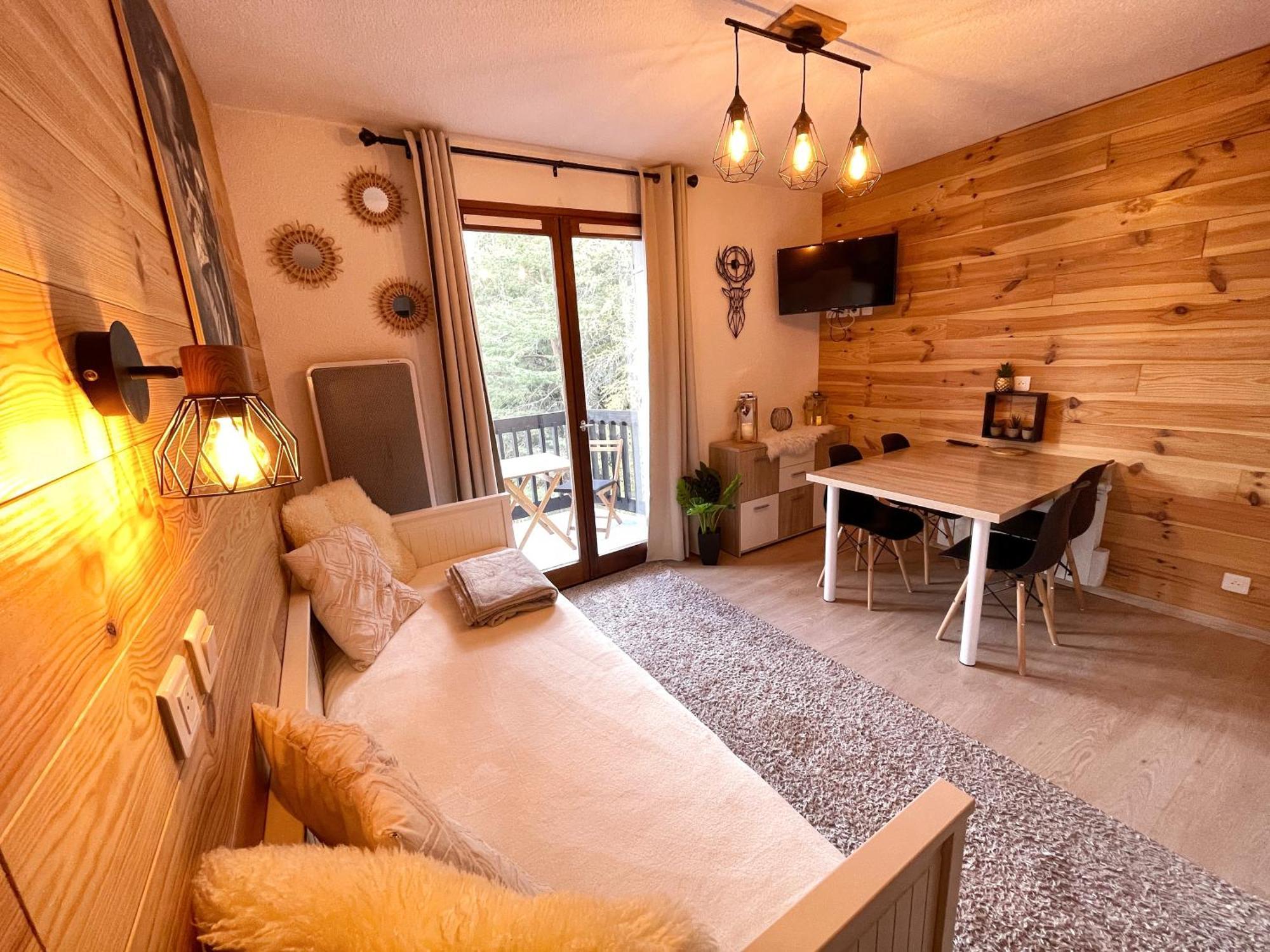 Chalereux Studio A La Montagne Auron Eksteriør bilde