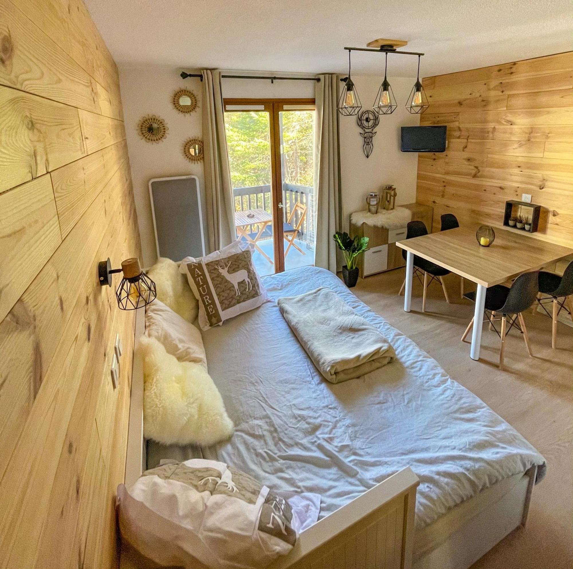 Chalereux Studio A La Montagne Auron Eksteriør bilde